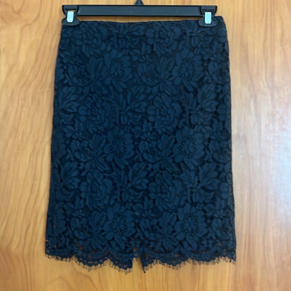 Banana republic factory lace overlay skirt